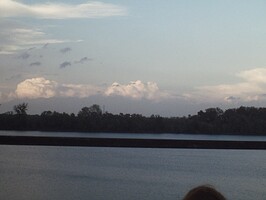 Super cell (Part B) - This is the left side of that storm cloud.