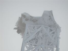 Remains on Reno WX radar pedestal