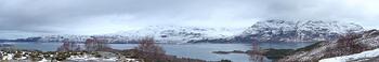 Panoramic valley - This image was tied together with about 6 or 7 images and was taken whilst on a trip in Scotland